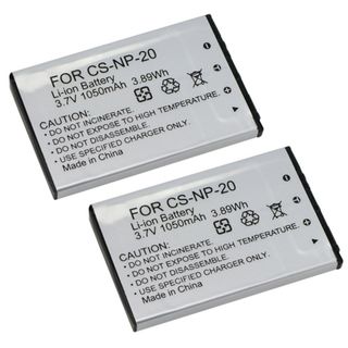 Battery for Casio Exilm Digital Camera NP20 NP 20 (Pack of 2)