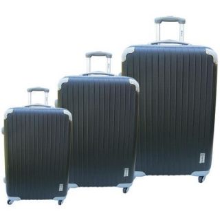 McBrine Luggage Eco friendly 3 Piece Hardsided Spinner Luggage Set