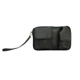Piel Leather Carry All Bag   Black   Travel Accessories