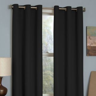 Eclipse Thermaback Microfiber Grommet Blackout Window Panel   Curtains