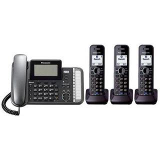 Panasonic KX TG9583B 3 Handset Corded / Cordless 2 Line