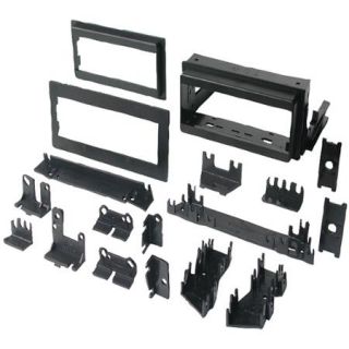 Best Kits BKGM4 In Dash Installation Kit (GM Universal 1982 2003 with Factory Brackets and Flat, 0.5" and 1" Trim Plates Single DIN)