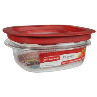 Rubbermaid 1.25 Cup Premier Square Food Storage Container