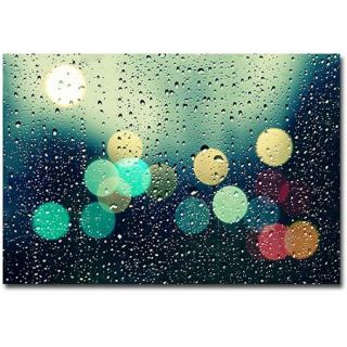 Trademark Fine Art "Rainy City" Canvas Art by Beata Czyzowska Young