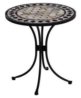 Home Styles Mosaic Outdoor Bistro Table   Patio Dining Tables