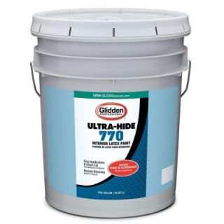 Glidden Professional 5 gal. Ultra Hide 770 Semigloss Interior Paint GP7 5000 05