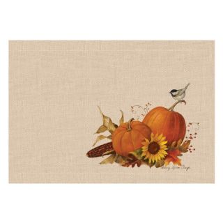 Harvest Pumpkin Placemat by Heritage Lace