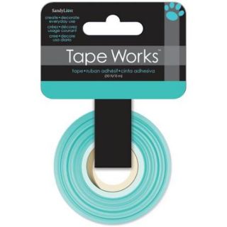Tape Works Tape .625"X50ft Turquoise