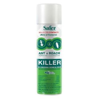 Safer Brand Ant and Roach Killer Poison Free Aerosol Spray 5720