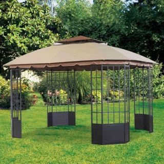 Sunjoy Haven Gazebo, Brown