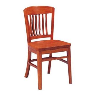 Brockton Armless Chair (Medium Mahogany)