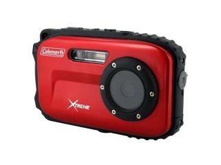 Coleman Xtreme C5WP 12 MP 33ft Waterproof Digital Camera   Red