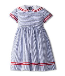 Oscar De La Renta Childrenswear Seersucker Sailor Dress Toddler Little Kids Big Kids