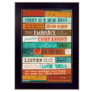 Millwork Engineering A New Day by Marla Rae Framed Textual Art
