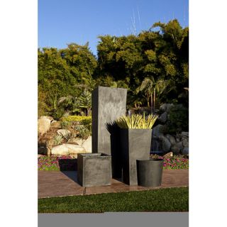 ResinStone Side Tapered Planter by Amedeo Design