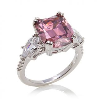 Victoria Wieck 9.06ct Absolute™ Simulated Pink Tourmaline Sterling Silver   7855415
