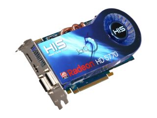 HIS IceQ 5 Radeon HD 5770 DirectX 11 H577Q1GD 1GB 128 Bit GDDR5 PCI Express 2.1 x16 HDCP Ready CrossFireX Support Video Card w/ Eyefinity