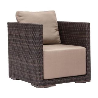 ZUO Park Island Patio Armchair with Brown 703020