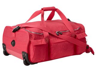 Kipling Discover Small Wheeled Luggage Duffle Vibrant Pink