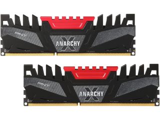 PNY Anarchy X 16GB (2 x 8GB) 240 Pin DDR3 SDRAM DDR3 2400 (PC3 19200) Desktop Memory Model MD16GK2D3240011AXR