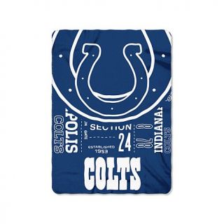 Officially Licensed NFL 66" x 90" Polar Fleece Throw by Northwest   Colts   7767210