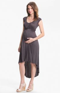 Japanese Weekend High/Low Maternity Dress