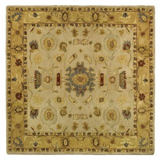 Safavieh Anatolia Square White Transitional Tufted Wool Area Rug (Common 8 ft x 8 ft; Actual 8 ft x 8 ft)
