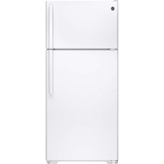 GE 15.5 cu ft Top Freezer Refrigerator (White) ENERGY STAR