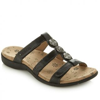 Taos Footwear Prize 2 Leather Slide Sandal   7980966