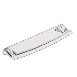 MOEN Icon 20 in. W Glass Shelf in Brushed Nickel YB5890BN