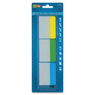 Write On Self Stick Index Tab Flags (30 Pack) by REDI TAG CORPORATION