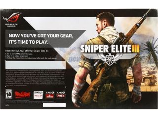 ASUS Sniper Elite III Game Coupon