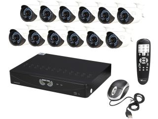 Night Owl B F900 161 12 16 Ch. 960H DVR + 12 x 900TVL Day/Night  Outdoor Bullet/Dome Cameras, 1TB HDD Pre Installed