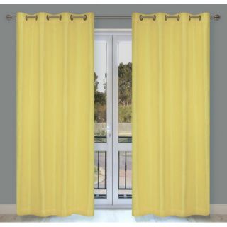 LJ Home Shimmer Floral Sheer Grommet Curtain Panels