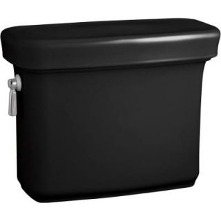 KOHLER Bancroft 1.28 GPF Single Flush Toilet Tank Only with AquaPiston Flush Technology in Black Black K 4383 7
