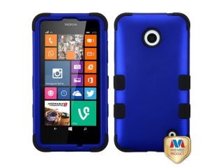 Black/White Impact Hybrid Protector TUFF Case for NOKIA Lumia 630, 635