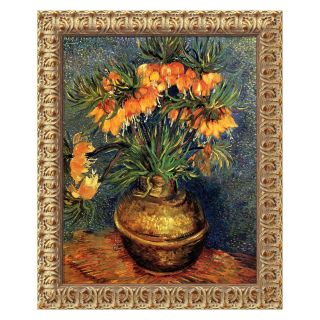 Crown Imperial Fritillaries in a Copper Vase, 1886 Canvas Wall Art by Vincent van Gogh   20W x 24H in.   Wall Art