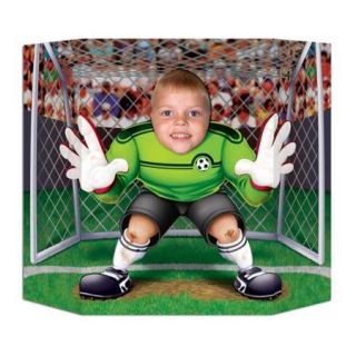 Pack of 6 Soccer Goalie Themed Photo Prop Decorations 37" x 25"