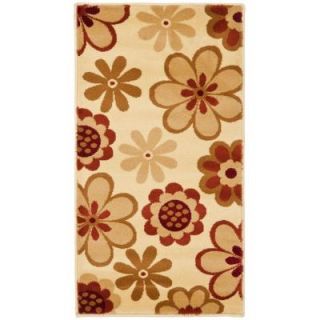 Safavieh Porcello Ivory/Rust 2 ft. 7 in. x 5 ft. Area Rug PRL4812C 3