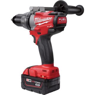Milwaukee M18 Fuel Drill/Driver Kit — 1/2in. Chuck, M18 XC RedLithium Batteries, Model# 2603-22