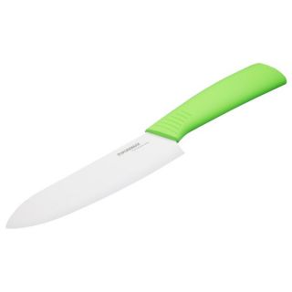 Toponeware Ceramic 6 Chefs Knife   Green Handle White Blade, CKGNW6