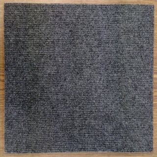 Carpet Tiles Peel And Stick Charcoal Grey (144 Square Feet)