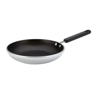 Farberware Commercial Cookware 10 in. Open Skillet in Silver with Black Handle 12836