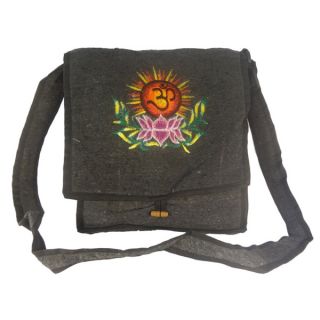 Hippie Bohemian Black Hemp Shoulder Bag (Nepal)   16772487  