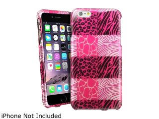 Insten Pink Exotic Skins Clip on Colorful Design Case Cover for Apple iPhone 6 Plus (5.5 inch) 1962827