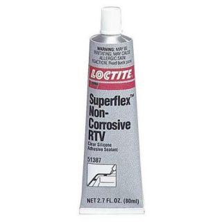 LOCTITE 51387 RTV Silicone, Non Corrosive, 80mL, Clear