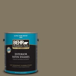 BEHR Premium Plus 1 gal. #760D 6 Spanish Galleon Satin Enamel Exterior Paint 934001