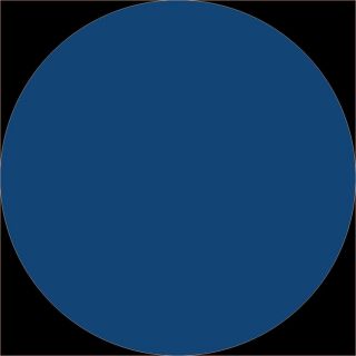 Milliken Harmony Round Blue Solid Tufted Area Rug (Common 8 ft x 8 ft; Actual 7.58 ft x 7.58 ft)