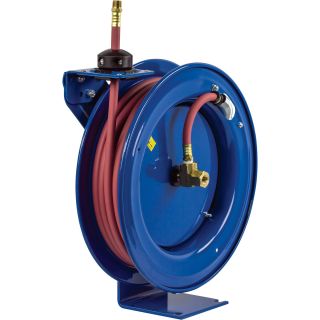 Coxreels Air Hose Reel — With 3/8in. x 50ft. PVC Hose, Max. 300 PSI, Model # P-LP-350  3/8in. Hose Reels