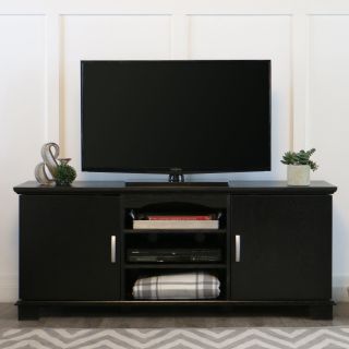 Stowaway 57 inch Black TV Stand   TV Stands